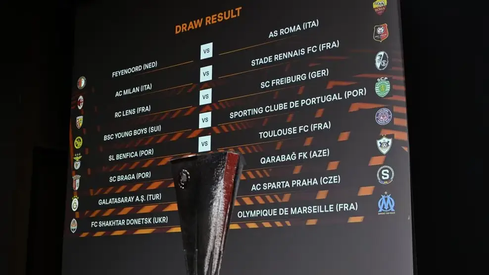 UEFA Europa League 2023/24 Knockout Round Play-off Draw